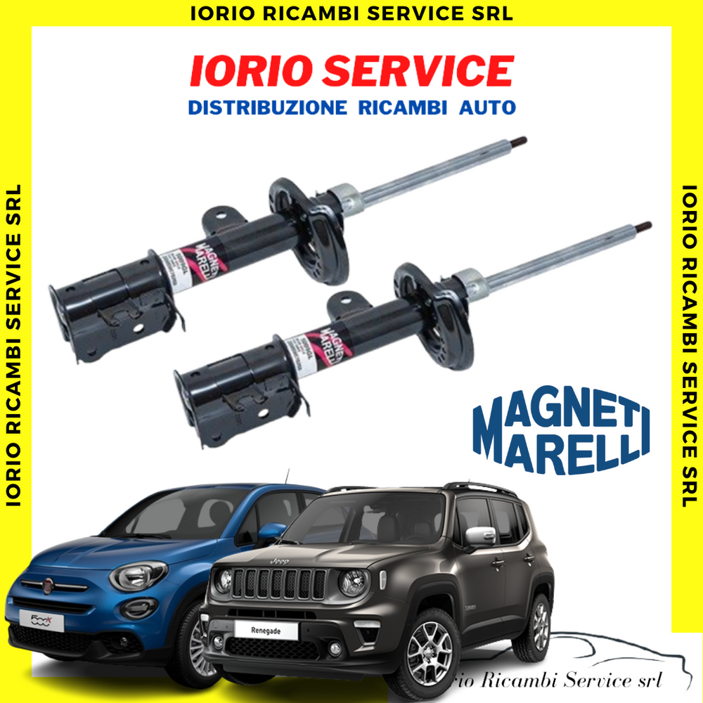 KIT 2 AMMORTIZZATORI POSTERIORI DX SX FIAT 500X - JEEP RENEGADE (NO MODELLO 4x4)
