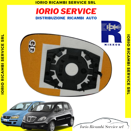 PIASTRA SPECCHIO TERMICO SINISTRO LANCIA MUSA FIAT IDEA 2007> FORD KA VETRO