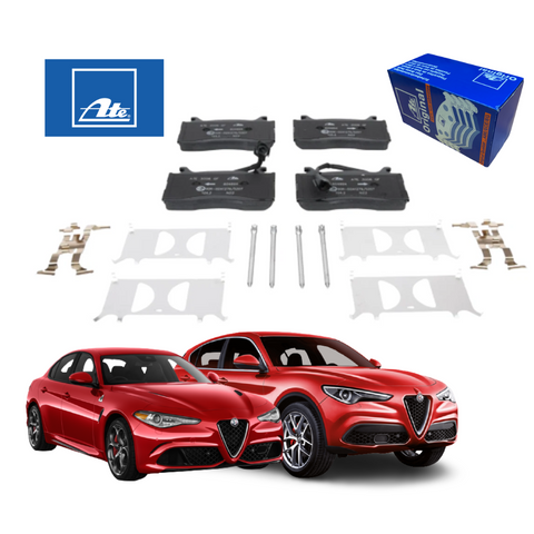 PASTIGLIE PATTINI FRENO ANTERIORI MARCA ATE GRANDI ALFA ROMEO STELVIO/GIULIA
