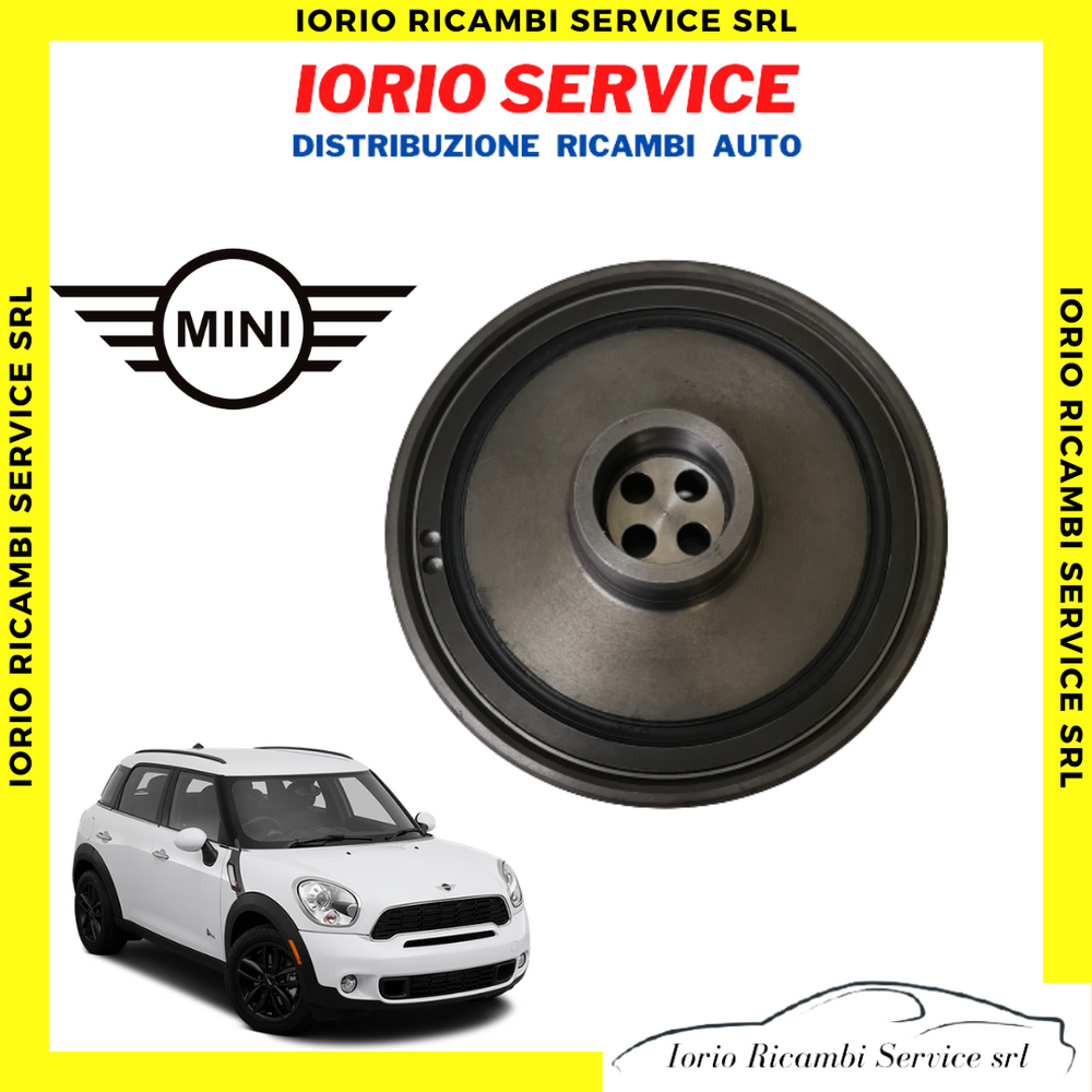 PULEGGIA ALBERO MOTORE SMORZATORE VIBRAZIONE MINI COUNTRYMAN R60 OE: 11238511320