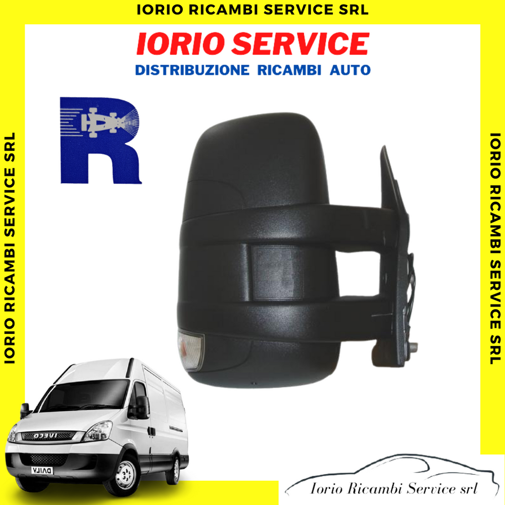 SPECCHIO RETROVISORE ELETTRICO TERMICO DX IVECO DAILY 2006>11 BR. CORTO C/ FANAL