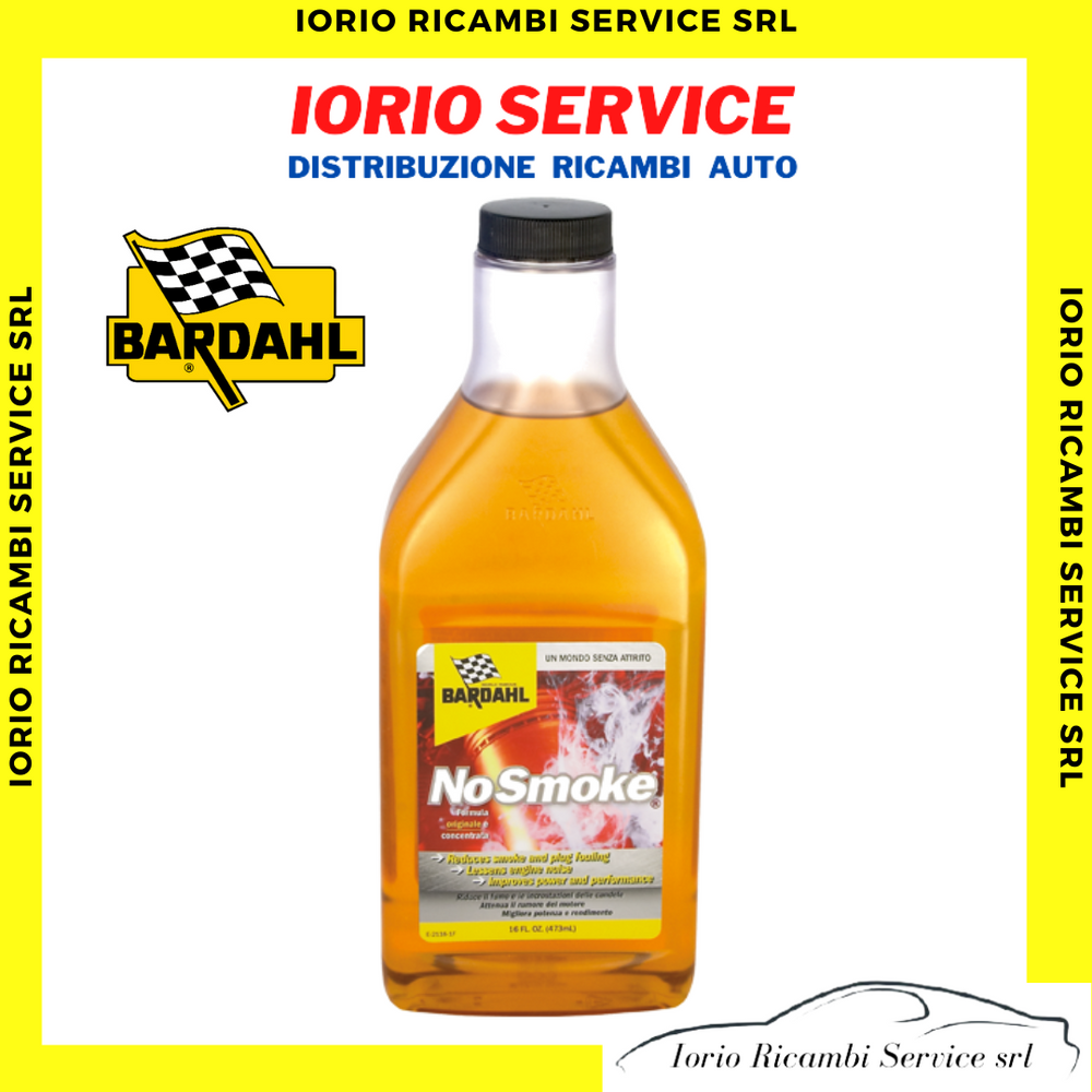 ADDITIVO BARDAHL NO SMOKE 473ML TRATTAM. FUMI SCARICO RUMORI MOTORE CONSUMI OLIO