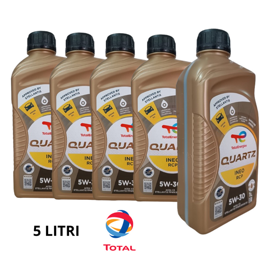 5 LT TOTAL QUARTZ INEO RCP OLIO MOTORE 5W30 ACEA C3 API SN PLUS - PFW 9.555.5/03