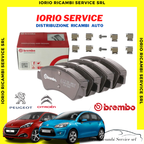 PASTIGLIE FRENI ANT BREMBO P61066 CITROEN C3 II SERIE C3 PICASSO DS3 PEUGEOT 208
