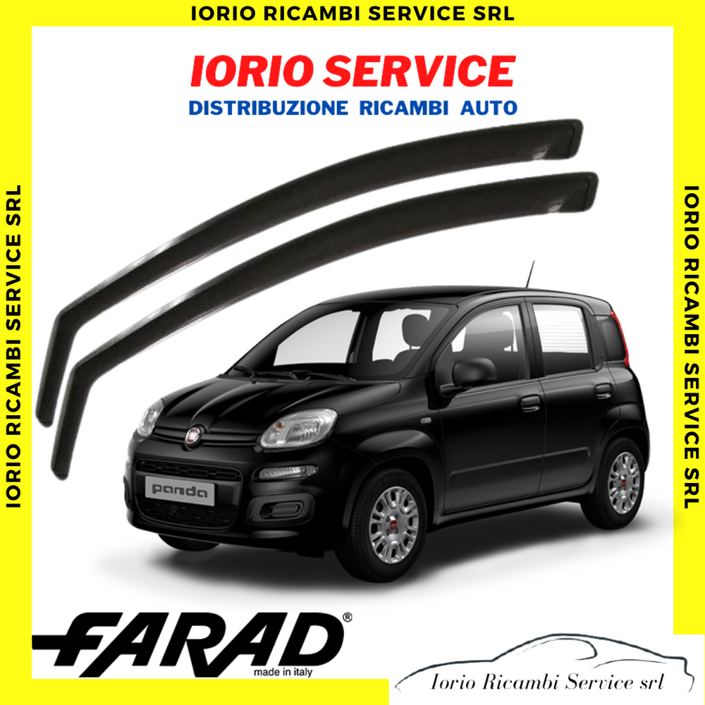 DEFLETTORI ARIA per FIAT PANDA 312 dal 2012 FARAD fumè ANTITURBO ANTIVENTO