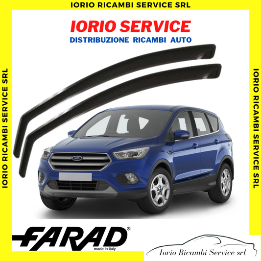 DEFLETTORI ARIA per FORD KUGA 2013>19 5P FARAD fumè ANTITURBO ANTIVENTO