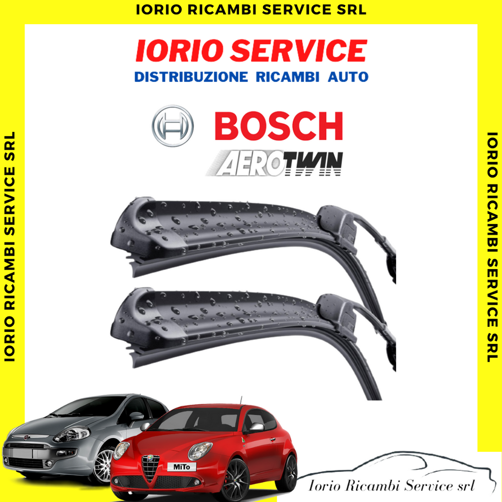 SPAZZOLE TERGICRISTALLO BOSCH ANT FIAT 500L GRANDE PUNTO EVO ALFA MITO CORSA D E
