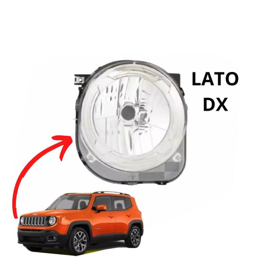 FARO JEEP RENEGADE FANALE ANTERIORE DESTRO Dx 2014 PROIETTORE H4