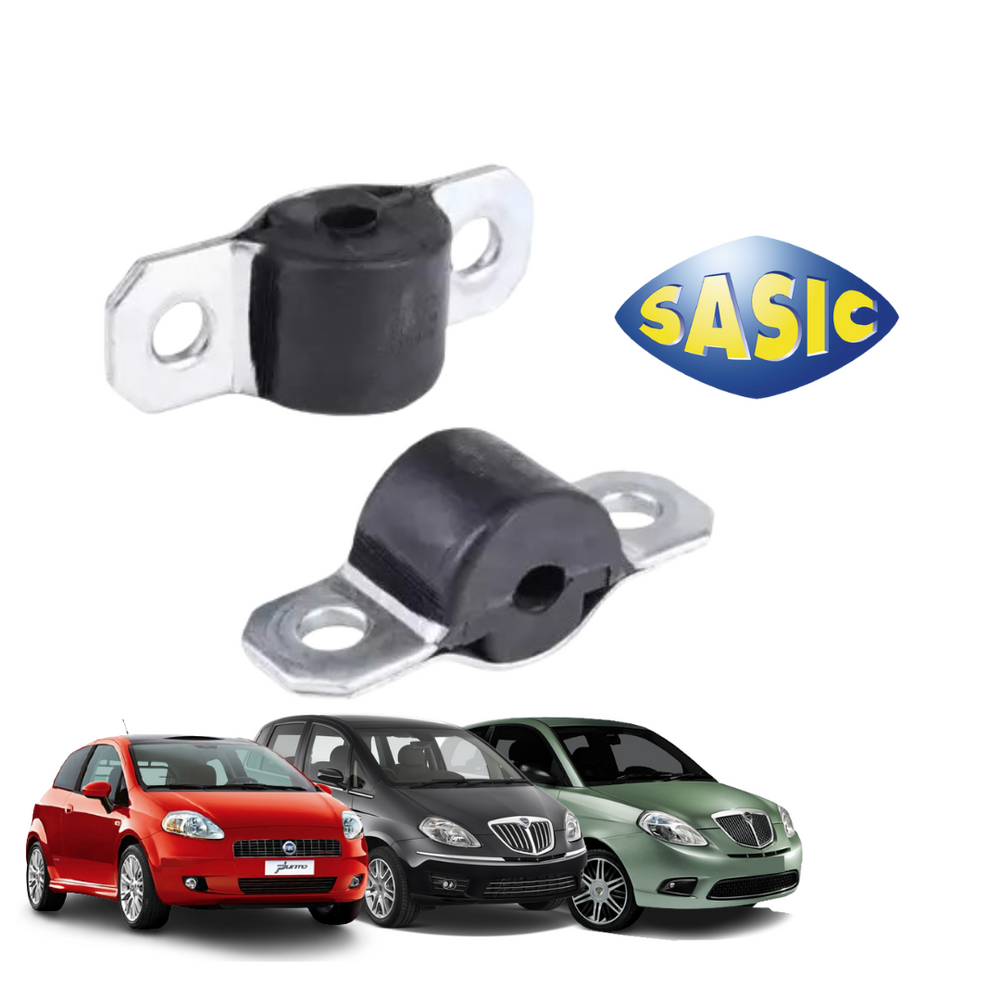 KIT 2 TASSELLI LATERALI BARRA STABILIZZATRICE ANTERIORI FIAT PUNTO 188 IDEA MUSA
