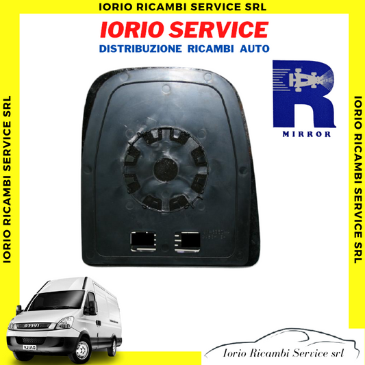 PIASTRA SPECCHIO SUPERIORE DESTRO ATT. ORIG. IVECO DAILY 4 IV 5 V VETRO