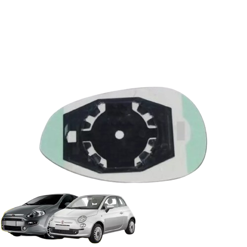 PIASTRA SPECCHIO DESTRO CON VETRO FIAT GRANDE PUNTO 500 SPECCHIETTO RETROVISORE
