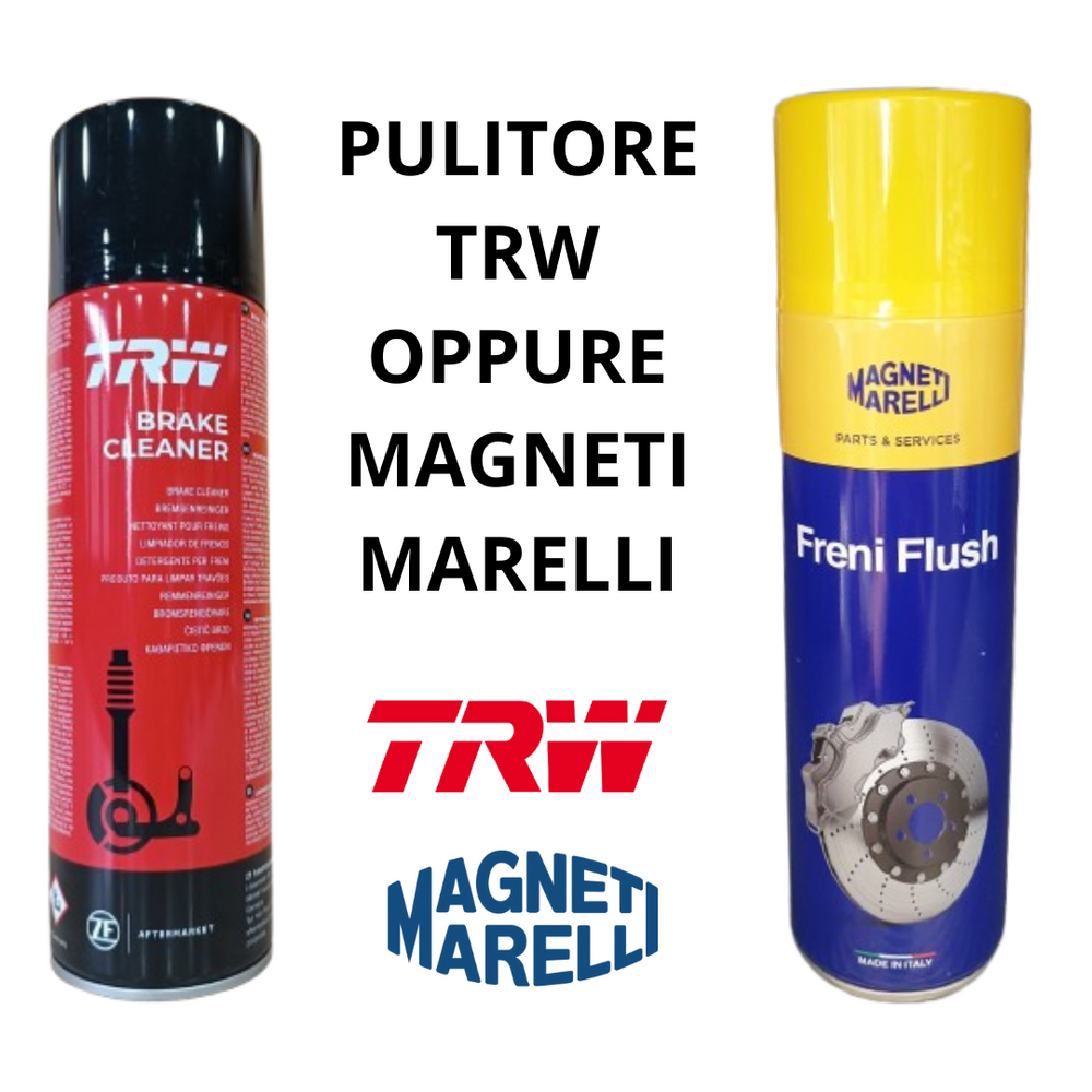 6 PULITORI TRW O MARELLI FRENI FRIZIONI MANUTENZIONE FRENI 500ML BRAKE CLEANER