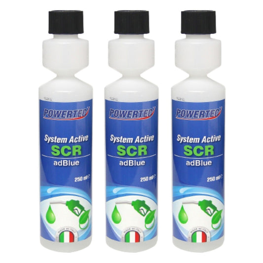 3 ADDITIVI SISTEMA ADBLUE ANTICRISTALLIZANTE SYSTEM ACTIVE SCR 250ML + DOSATORE