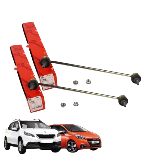 2 BIELLETTE TIRANTI SOSPENSIONE BARRA STABILIZZ. STABILIZZATORI 208 2008 C3 DS3