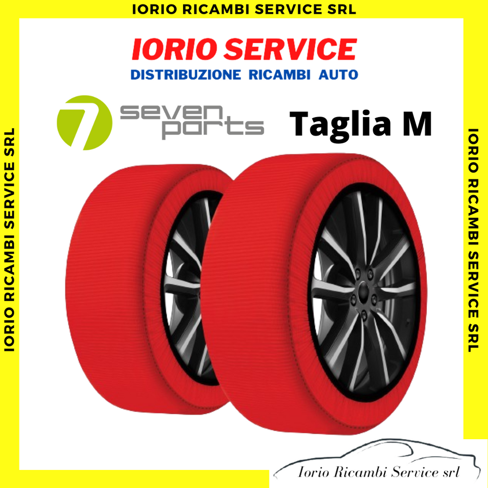 CALZE DA NEVE OMOLOGATE SEVEN PARTS TAGLIA MEDIUM (M) MONTAGGIO RAPIDO