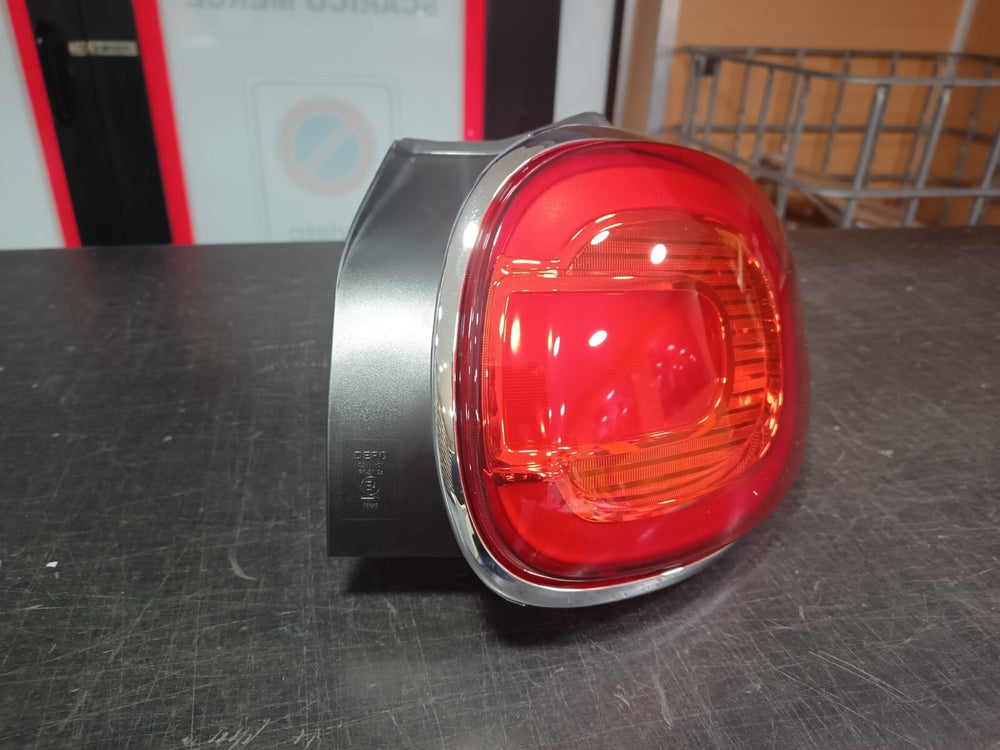 STOP FANALE FANALINO POSTERIORE DESTRO DX FIAT 500L CORNICE CROMATA DAL 2012