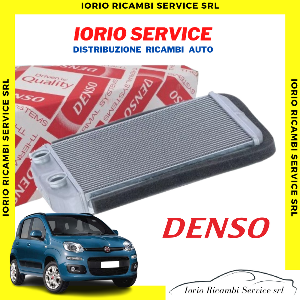RADIATORE CALORE RISCALDAMENTO ABITACOLO DENSO DRR09003 PER PANDA E YPSILON 3