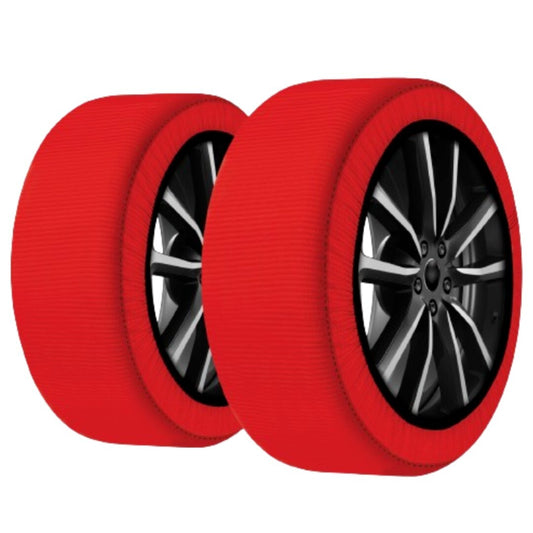 CALZE DA NEVE OMOLOGATE TAGLIA XXL (2XTRA LARGE) MONTAGGIO RAPIDO E RESISTENTI