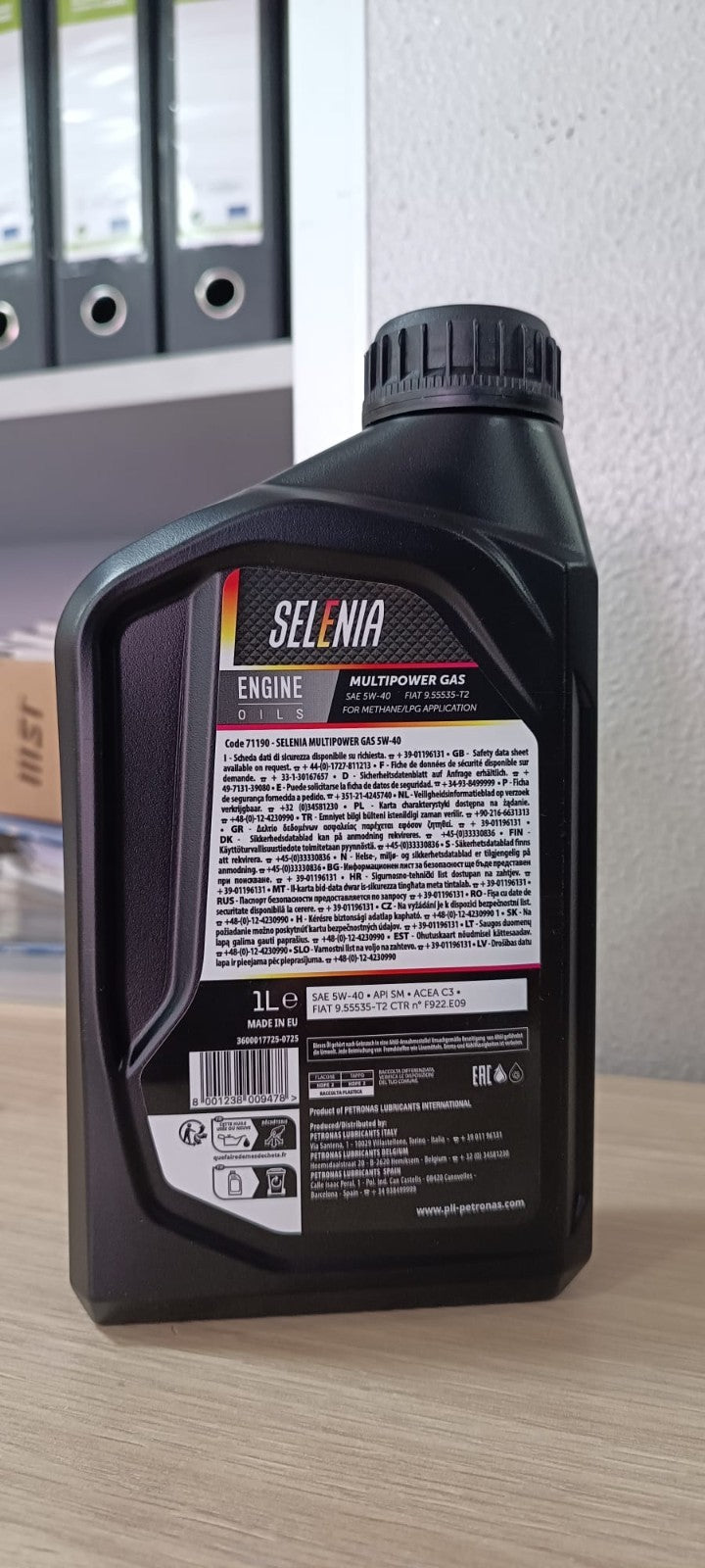 KIT TAGLIANDO OLIO SELENIA WR 5W40 GAS/METANO + FILTRI GRANDE PUNTO BZ 1200/1400