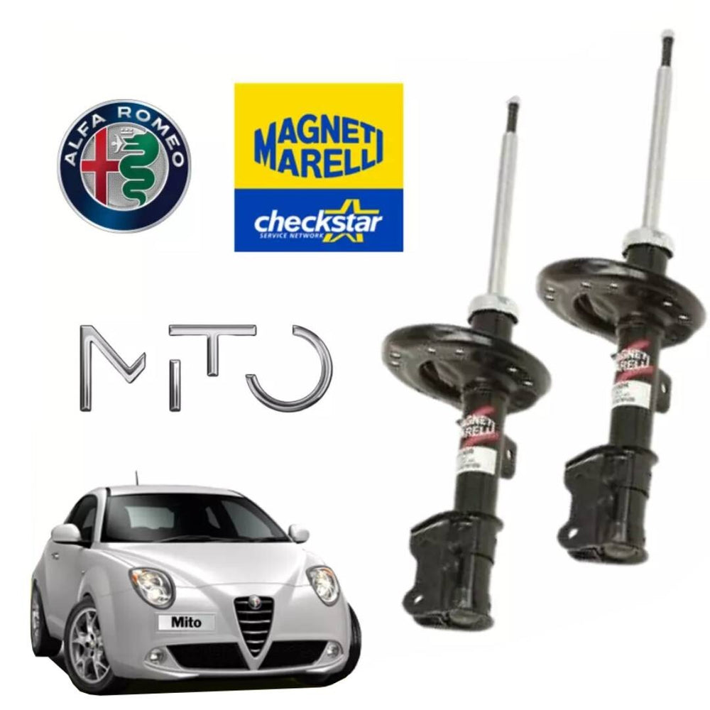 KIT 2 AMMORTIZZATORI MAGNETI MAELLI ANTERIORI DESTRO SINISTRO ALFA ROMEO MITO