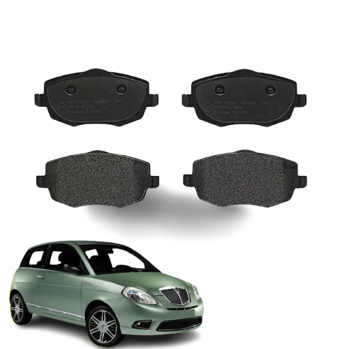 PASTIGLIE FRENI PATTINI ANTERIORI PER LANCIA YPSILON Y (843) DAL 2003 AL 2010