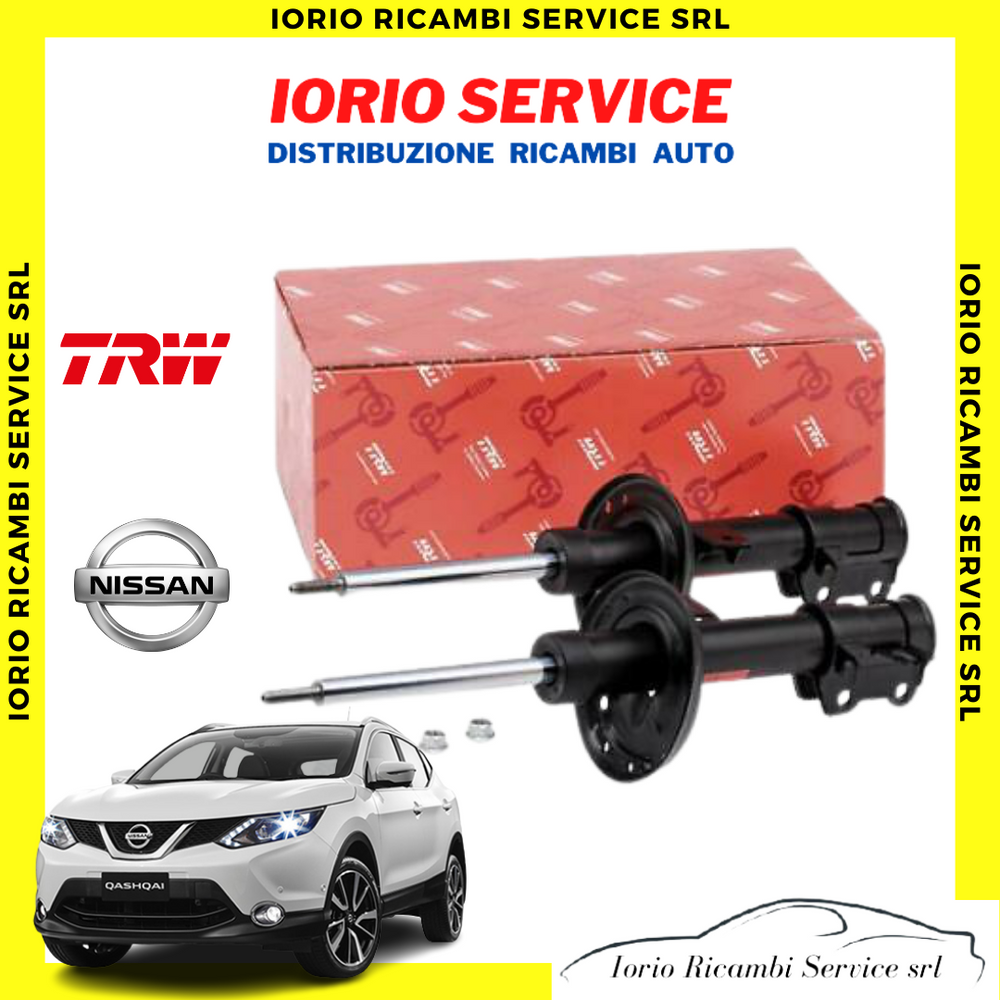 KIT COPPIA 2 AMMORTIZZATORI ANTERIORI TRW/SACHS NISSAN QASHQAI II SERIE DAL 2014