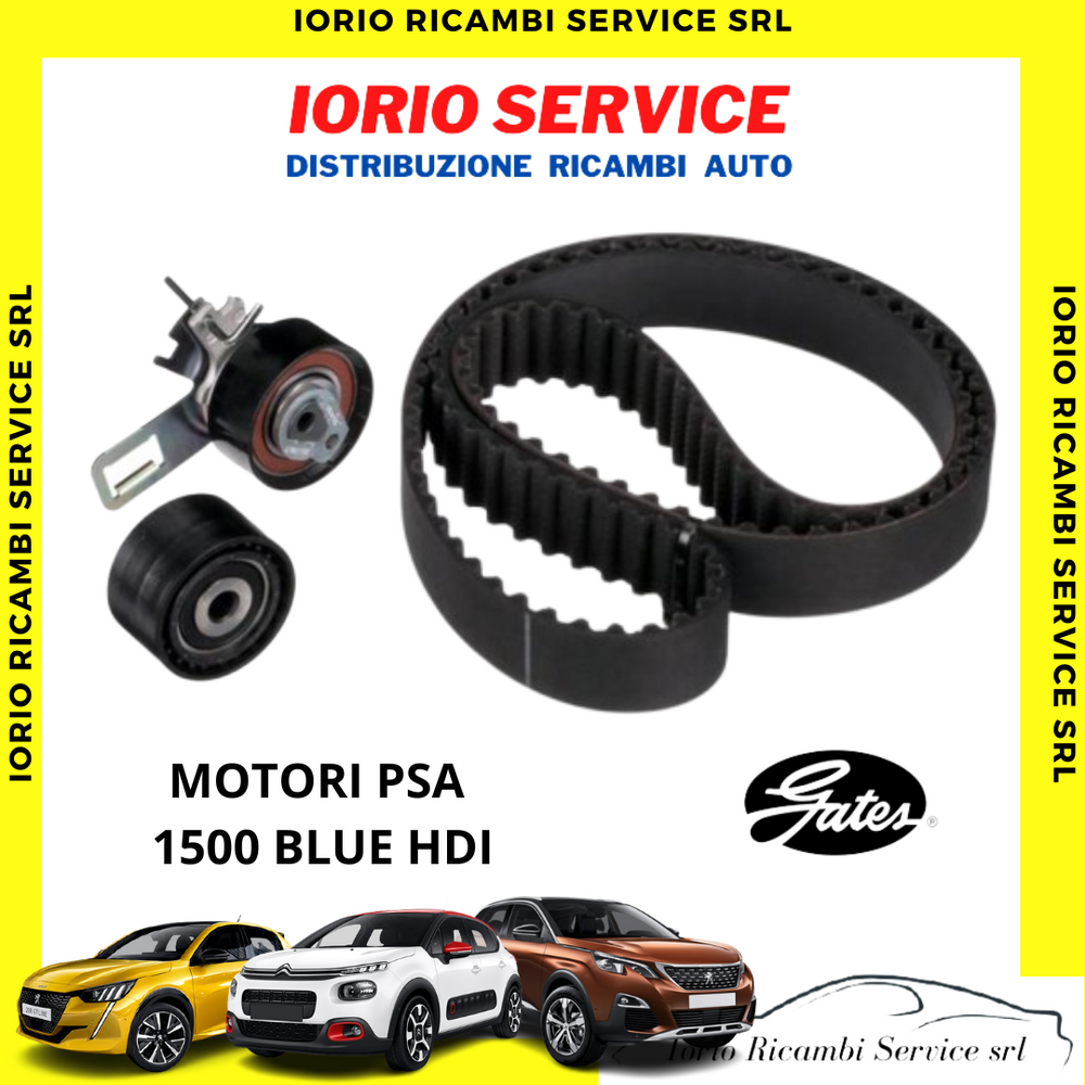 KIT DISTRIBUZIONE  PER C3 III / 208 / 2008 / 3008 / CORSA F / MOKKA 15 BLUE HDI