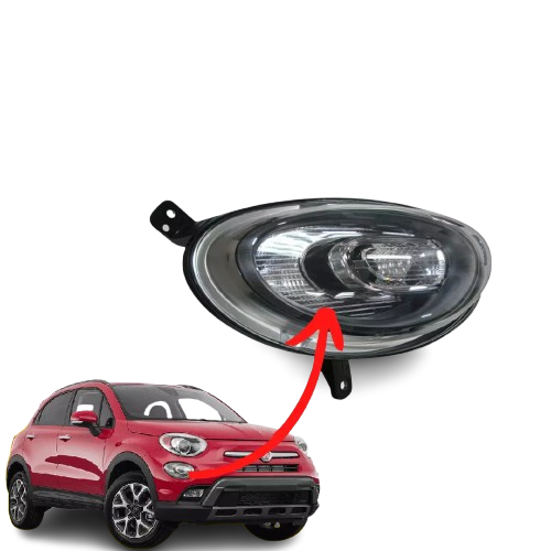 FARO FANALE INFERIORE ALOGENO DESTRO DX FIAT 500X >2015 REGOLAZIONE MANUALE