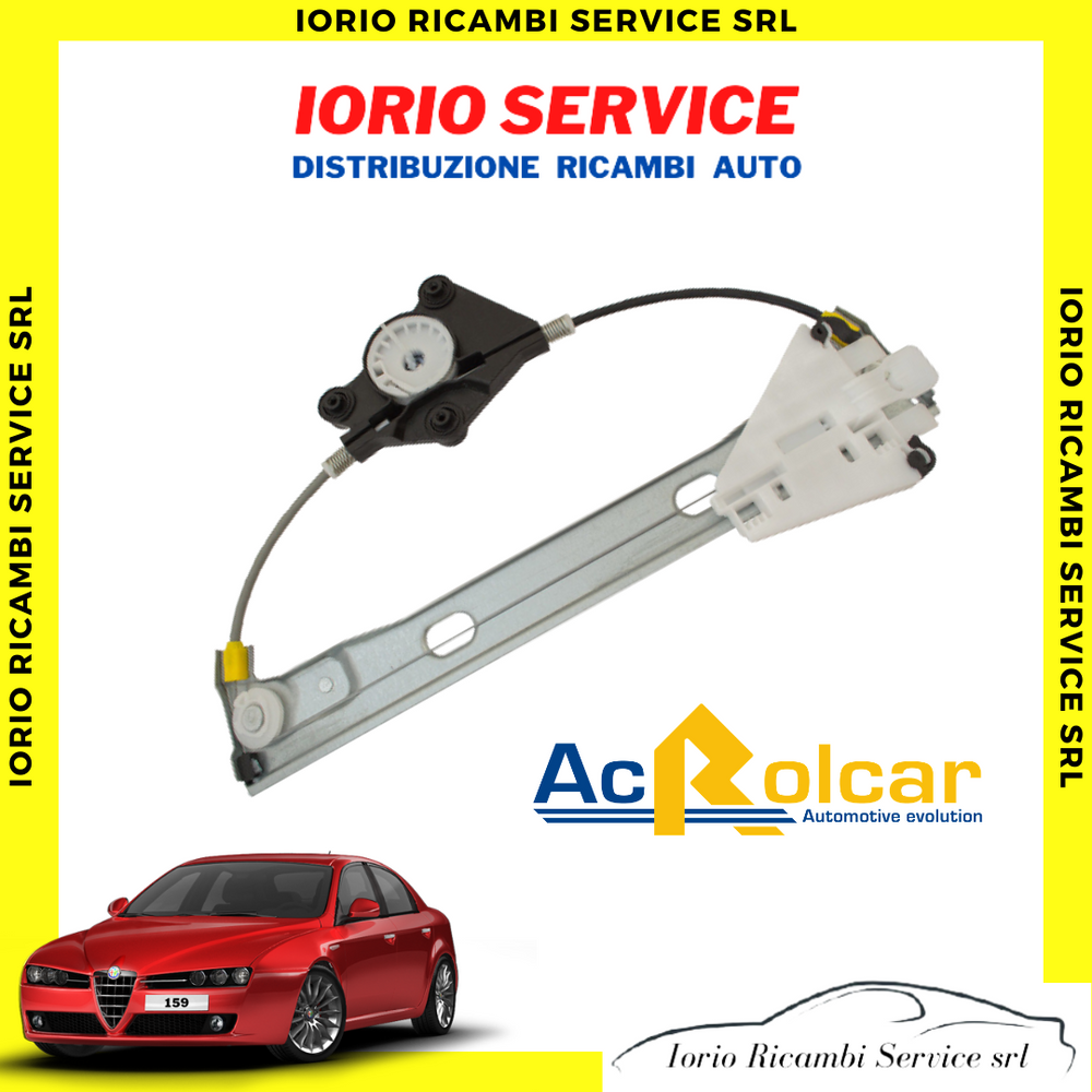 ALZACRISTALLI POSTERIORE ALFA ROMEO 159 ALZAVETRO ELETTRICO DESTRO Dx SPORTWAGON