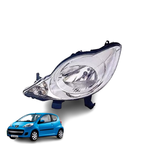 FARO ANTERIORE SINISTRO SX PEUGEOT 107 2005 a 2011 FANALE PROIETTORE NO RESTYLIN