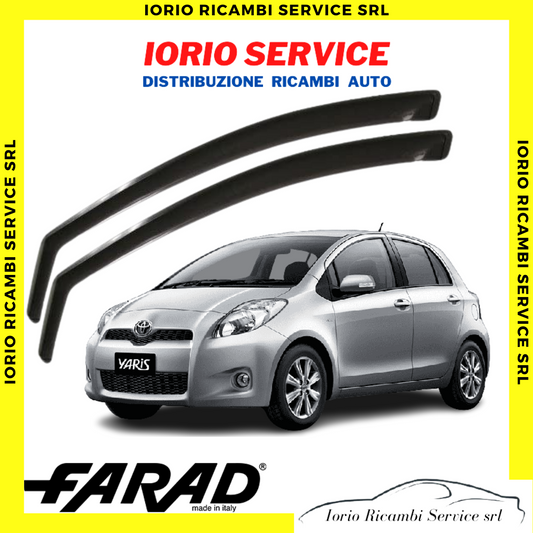 DEFLETTORI ARIA per TOYOTA YARIS 2006>2011 5P FARAD fumè ANTITURBO ANTIVENTO