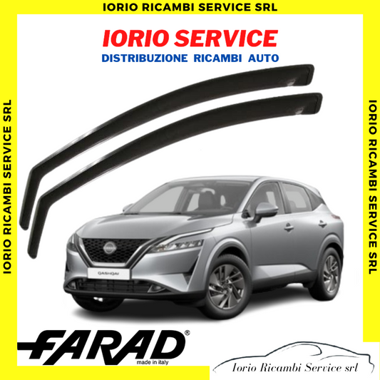 DEFLETTORI ARIA NISSAN QASHQAI III J12 dal 2021 FARAD fumè ANTITURBO ANTIVENTO