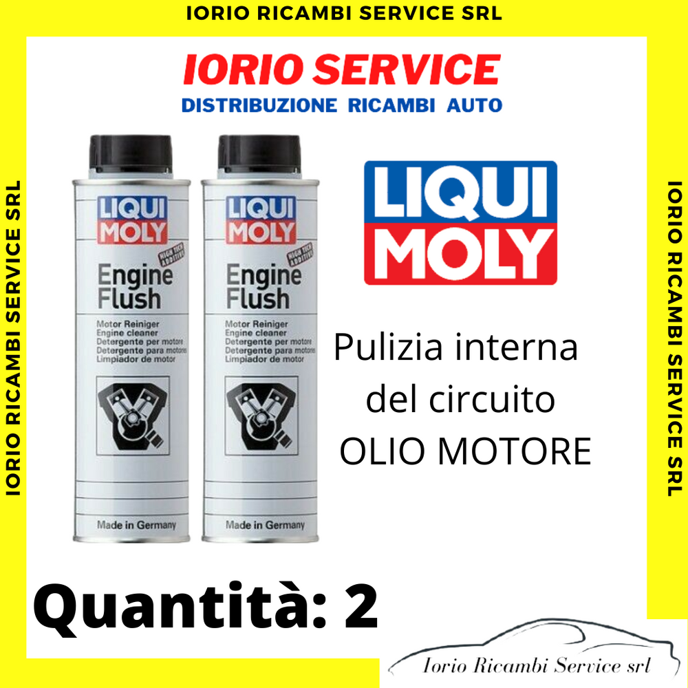 N. 2 ADDITIVI PULIZIA INTERNA CIRCUITO OLIO MOTORE 300 ML LIQUIMOLY OPPURE MOTUL