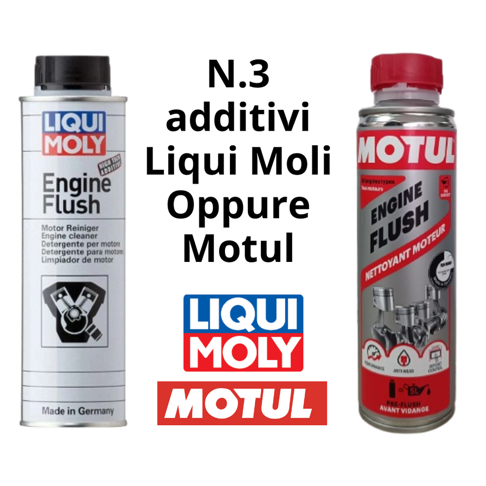 N. 3 ADDITIVI PULIZIA INTERNA CIRCUITO OLIO MOTORE 300 ML LIQUIMOLY OPPURE MOTUL