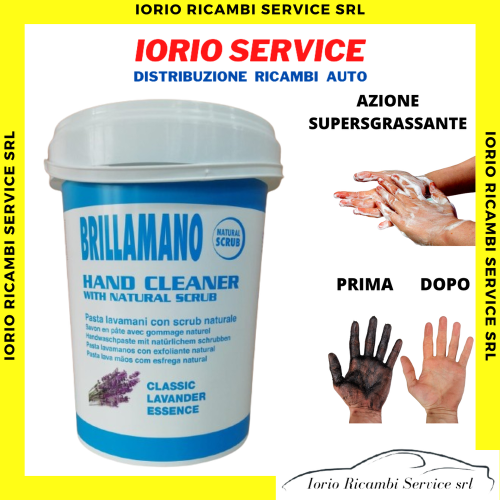 1 CONFEZIONE PASTA LAVAMANI BRILLAMANO DA 4KG SUPERSGRASSANTE ICR MADE IN ITALY