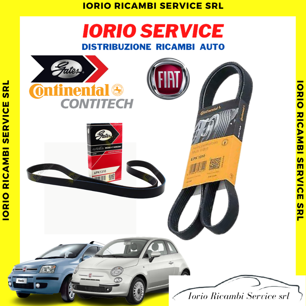 CINGHIA PV SERVIZI ALTERNATORE FIAT 500 PANDA 169 312 IDEA YPSILON 1300 MULTIJET