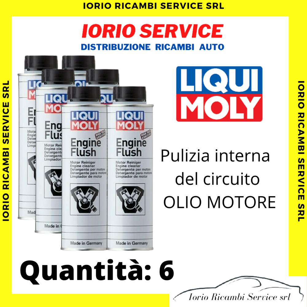 N. 6 ADDITIVI PULIZIA INTERNA CIRCUITO OLIO MOTORE 300 ML LIQUIMOLY OPPURE MOTUL