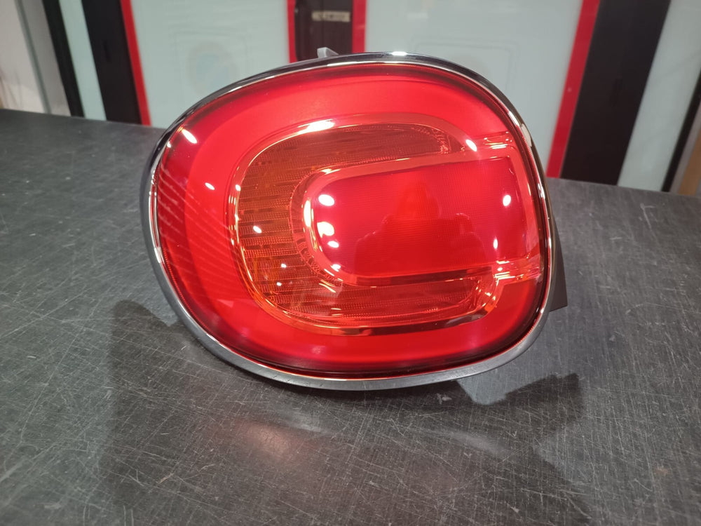 COPPIA KIT FANALI FARI POSTERIORI STOP DX+SX CORNICE CROMATA FIAT 500L DAL 2012