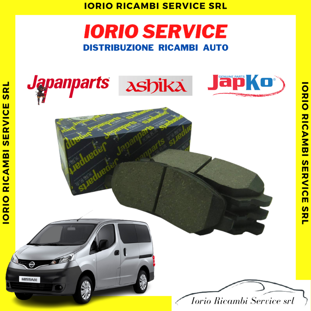 PASTIGLIE FRENI PATTINI ANTERIORI ANT. NISSAN NV200 NV-200 EVALIA