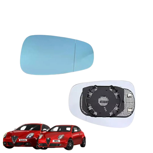 PIASTRA SPECCHIO ASFERICO TERMICO SINISTRO ALFA ROMEO MITO GIULIETTA 159 AZZURRO