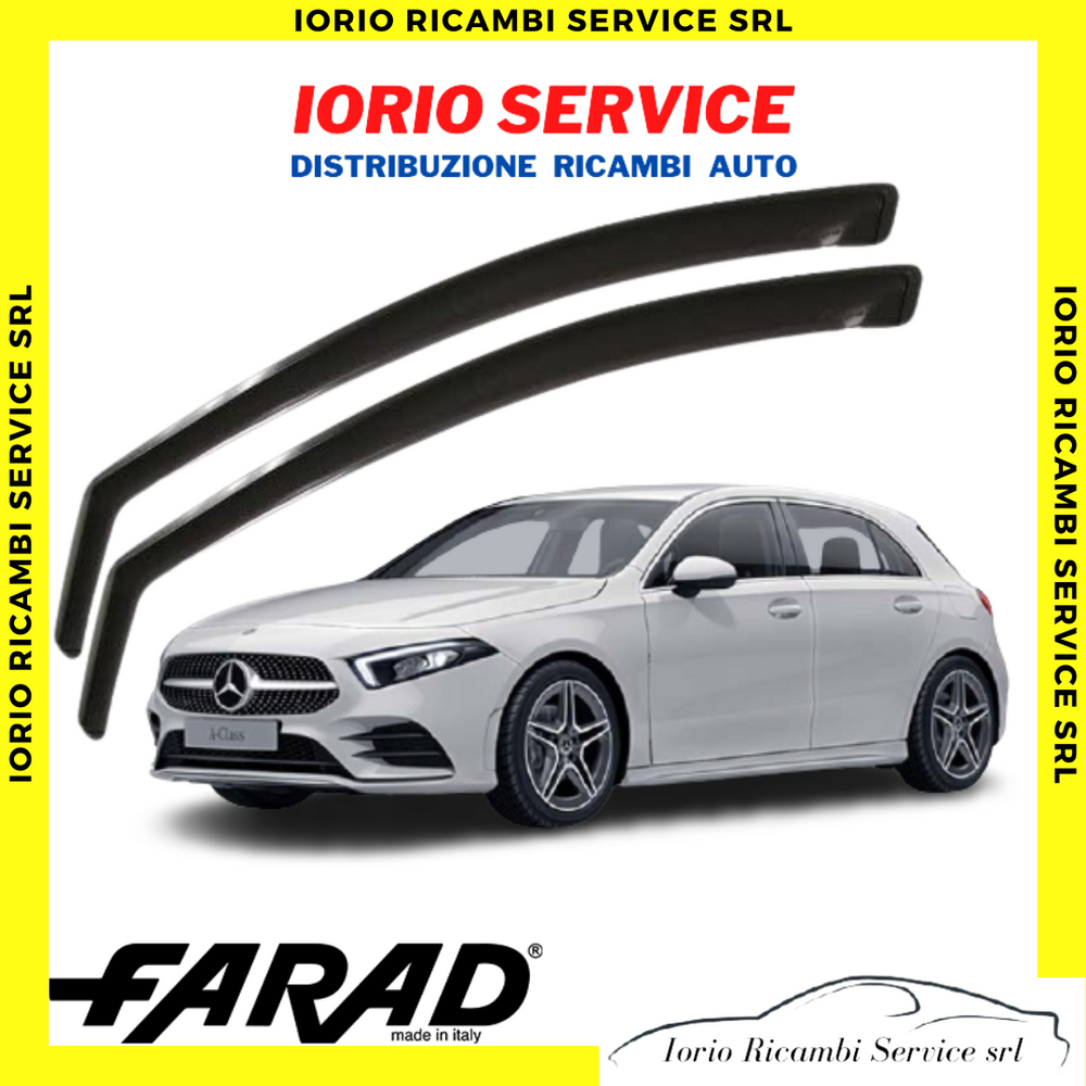 DEFLETTORI ARIA per MERCEDES CLASSE A W177 5p FARAD fumè ANTITURBO ANTIVENTO