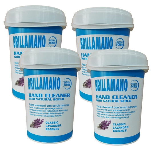 4 CONFEZIONI PASTA LAVAMANI BRILLAMANO DA 4KG SUPERSGRASSANTE ICR MADE IN ITALY