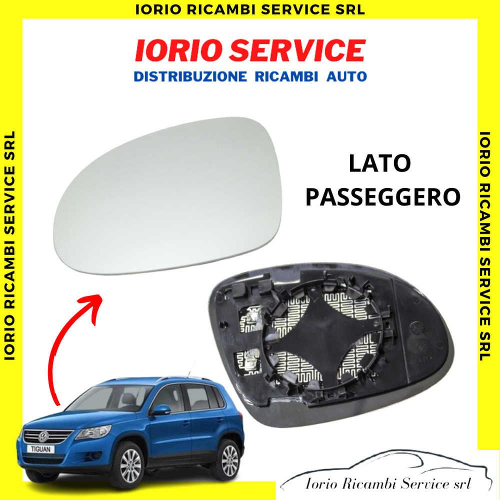 PIASTRA SPECCHIO TERMICO DESTRO VW TIGUAN 2007 A 2015 SKODA YETI SHARAN ALHAMBRA