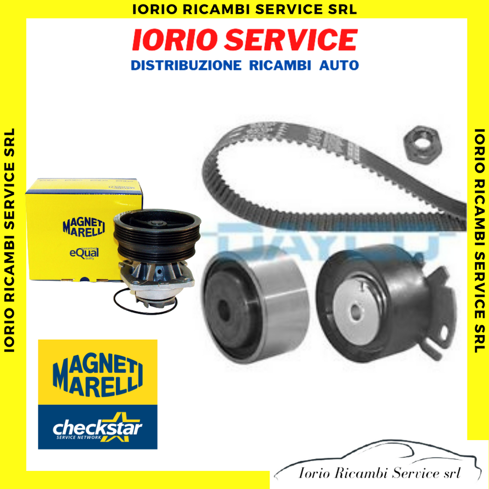 KIT DISTRIBUZIONE + POMPA ACQUA FIAT MULTIPLA 1.6 16V BIPOWER NATURAL POWER