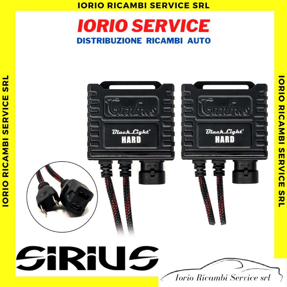 2x FILTRI RESISTENZE AGGIUNTIVE CANBUS PER LAMPADE LED H7 SPEGNI SPIA ERRORE