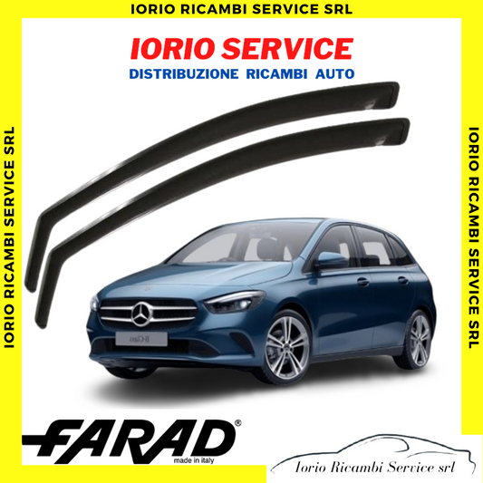 DEFLETTORI ARIA per MERCEDES CLASSE B W247 5p FARAD fumè ANTITURBO ANTIVENTO