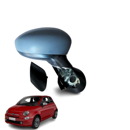 SPECCHIO RETROVISORE DX ELETTRICO TERMICO C/SONDA TEMPERATURA FIAT 500 3P  2007