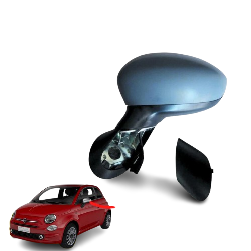 SPECCHIO RETROVISORE SX ELETTRICO TERMICO NEW FIAT 500 3P  DAL 2007