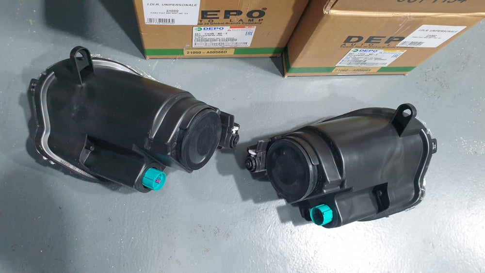COPPIA FANALI INFERIORI FIAT 500 3 PORTE 2007>2015 ABBAGLIANTE DIURNA POSIZIONE