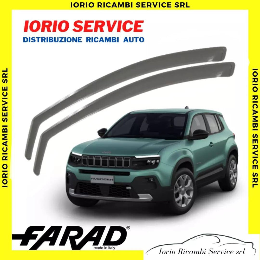 DEFLETTORI ARIA JEEP AVENGER 5 PORTE  2023 FARAD fumè ANTITURBO ANTIVENTO
